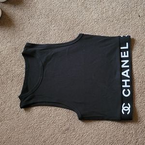 Reworked Chanel Cropped Tank